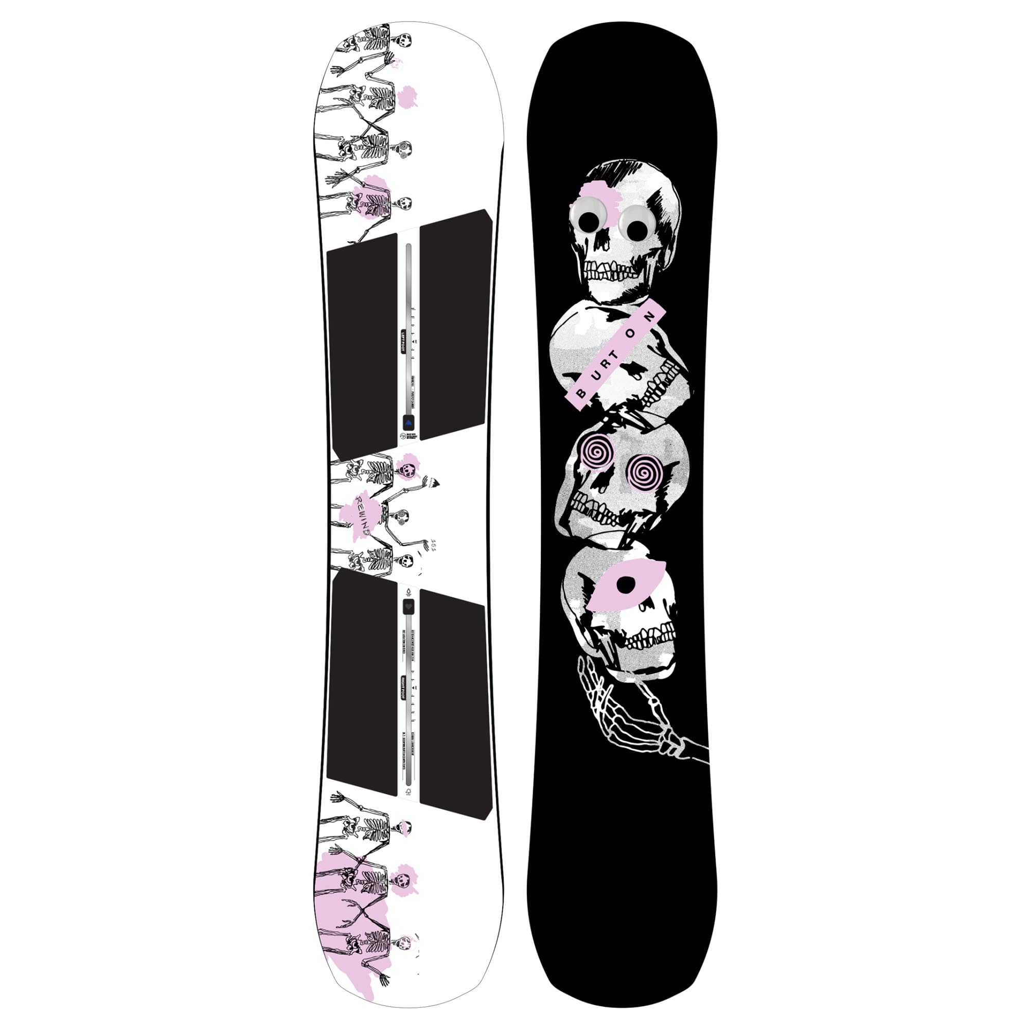 Burton Women's Rewind Camber Snowboard, 155cm, Freestyle Boards